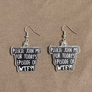 Wtf Drama earrings